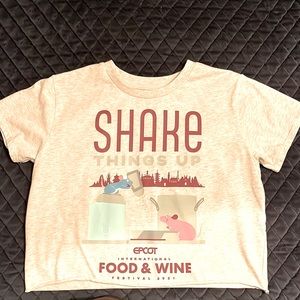 Disney Food and Wine Festival Crop T-Shirt